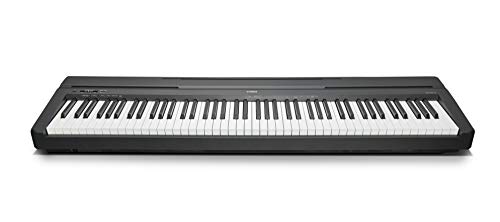 Piano digital Yamaha P-45 con 88 teclas - Compacto y portátil - Ideal para principiantes - Negro
