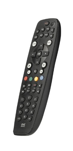One For All URC2981 - Reemplazo universal perfecto para control remoto de TV DVD/Blu-ray Set Top Box VCR y dispositivos de audio - Funciona con todas las marcas - Negro