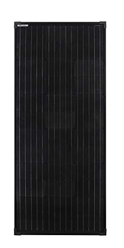 Módulo solar monocristalino Enjoysolar® 100W Negro 12V Mono 100W Panel solar completamente negro Ideal para vehículos recreativos, cobertizos, barcos