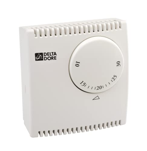 Delta Dore Tybox 10 termostato ambiente mecánico con cable para calefacción - 6053038