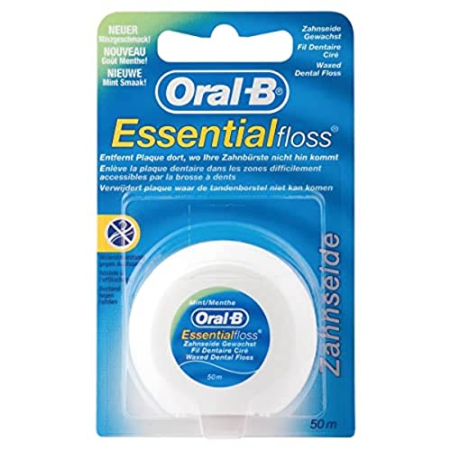 Seda dental Oral B Essential Floss Menta encerada...