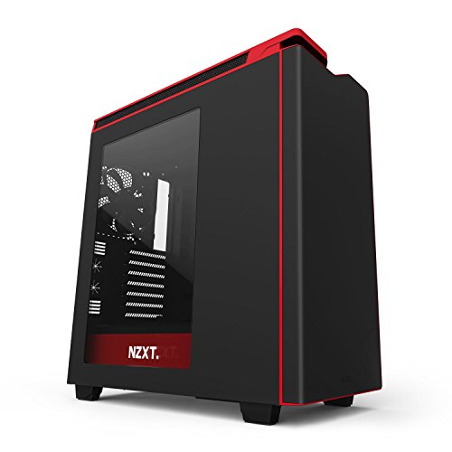 Caja PC NZXT H440 Negro/Rojo con ventana
