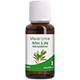 Aceite Esencial Orgánico TEA TREE (Árbol del Té) Destilado en España - 30 ml - 100% Puro y Natural, HEBBD, HECT - Mearome