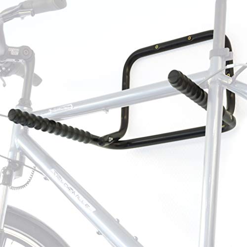 Hinrichs Bike Wall Rack - Portabicicletas plegable montado en la pared para hasta 3 bicicletas (máx. 55 kg) - Limpiador de cadena incluido gratis