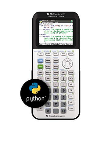 TEXAS INSTRUMENTS TI-83 Premium CE Python Edition - Calculadora gráfica - Modo examen