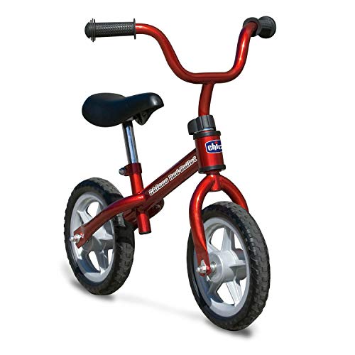 Chicco Baby Balance Bike, Bicicleta sin Pedales para Niños de 2 a 5 Años, con Manillar y Sillín Ajustable, 25 Kg Maxi, Roja - Juegos para Niños de 2 a 5 Años