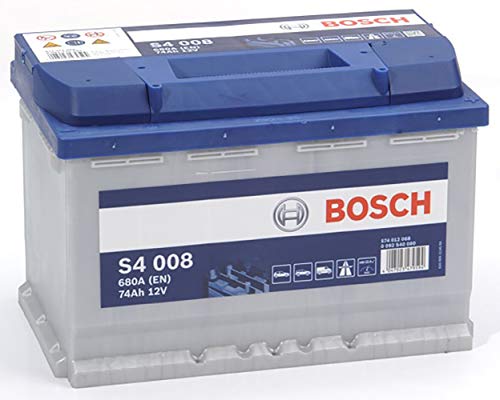 Bosch S4008 - Batterie Auto - 74A/h - 680A - Technologie Plomb-Acide - pour les Véhicules sans Système Start/Stop