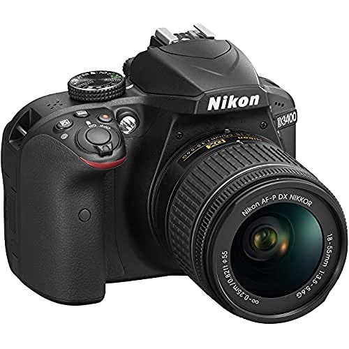 Nikon D3400 Appareil Photo Numérique Réflex 24.2 Mpix Kit Objectif AFP DX 1855 VR Noir