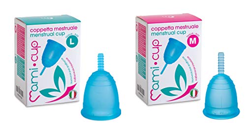 Kit Mamicup® Copa Menstrual M+L Turquesa en...