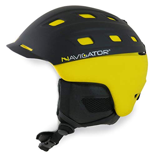 NAVIGATOR Parrot - Casco de Esquí y Snowboard - Ajustable - Amarillo - XS-M (54-58cm)
