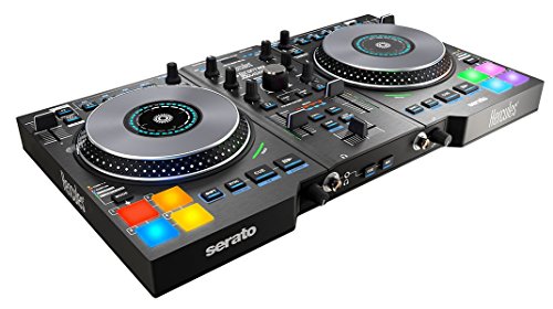 Hercules DJ Control Jogvision - Contrôleur DJ pour la Performance avec Affichage dans les Jog Wheels Noir 4780547
