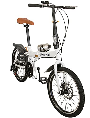 Bicicleta KEN ROD 20 Pulgadas |  Bicicleta plegable para adultos |  Bicicletas Urbanas |  Bicicleta plegable |  Bicicletas plegables para adultos |  color blanco