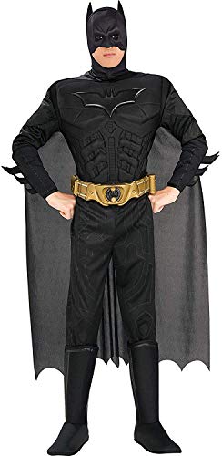 Disfraz oficial de Rubie's - Batman - Disfraz de lujo para adultos - Talla M - I-880671M, Negro