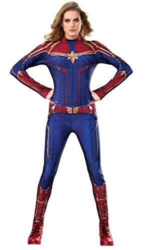 Rubie´s Disfraz Oficial de Capitana Marvel para Mujer, Multicolor, M