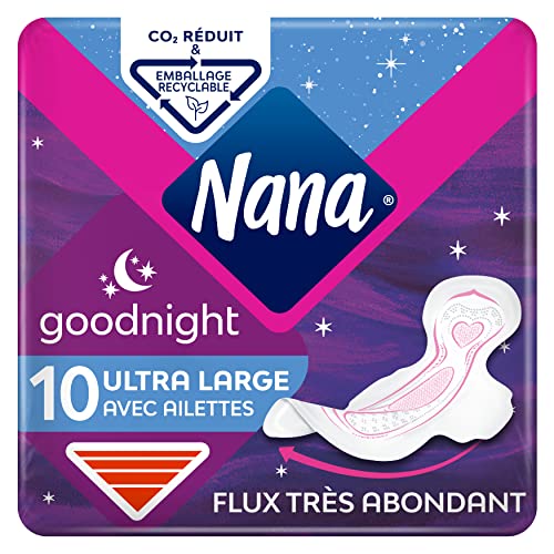 Nana Ultra Goodnight Toallas Sanitarias Grandes...