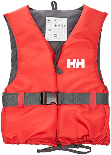 Helly Hansen HH Sport II – Gilet de sauvetage pour tous – Accessoire avec une flottabilité de 50N – Certifié EN ISO 12402-7, Rouge (Red/Ebony), Taille XXS