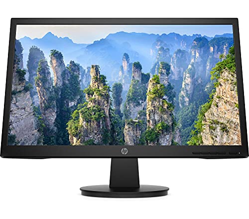 Monitor HP TN Gaming 22x, pantalla FHD de 22', tecnología AMD FreeSync, tiempo de respuesta de sobremarcha de 1 ms, frecuencia de 144 Hz, altavoces integrados, luz azul baja, compatible con Vesa, HDMI, VGA, negro