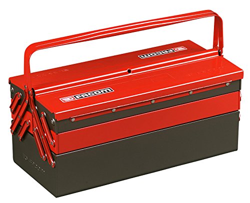 Caja de herramientas Facom BT.11PG 5 compartimentos, Rojo y Negro