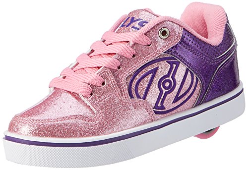 Heelys Motion Plus, Zapatillas de tenis para mujer, Púrpura (Purple/Pink Glitter), 36,5 EU
